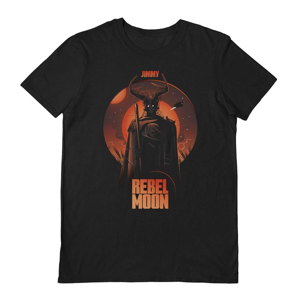 Rebel Moon Unisex Adult Jimmy T-Shirt (Black) - PM7759