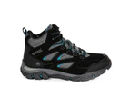 Regatta Womens Holcombe IEP Mid Hiking Boots (Black/Deep Lake) - RG3705