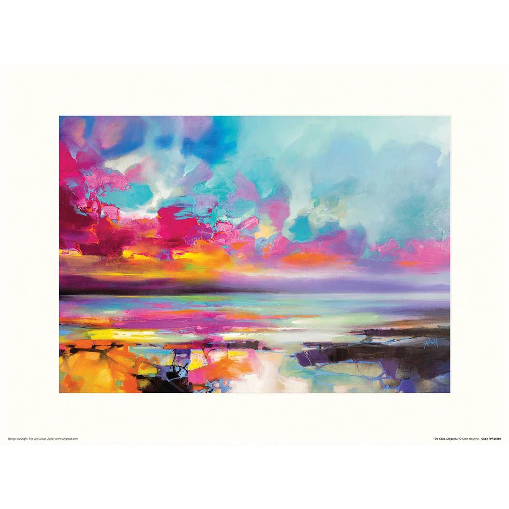 Scott Naismith Da Capo Magenta Print (Blue/Red/Yellow) - PM4945