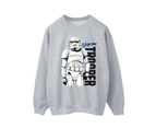 Star Wars Mens Storm Trooper Sweatshirt (Sports Grey) - BI46002