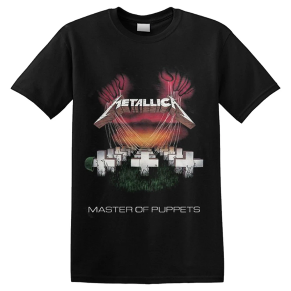 Metallica Unisex Adult Master Of Puppets European Tour ´86 Back Print T-Shirt (Black) - RO537