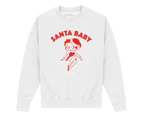 Betty Boop Unisex Adult Outline Sweatshirt (White) - PN502