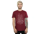 Star Wars Mens Empire Christmas T-Shirt (Burgundy) - BI46663