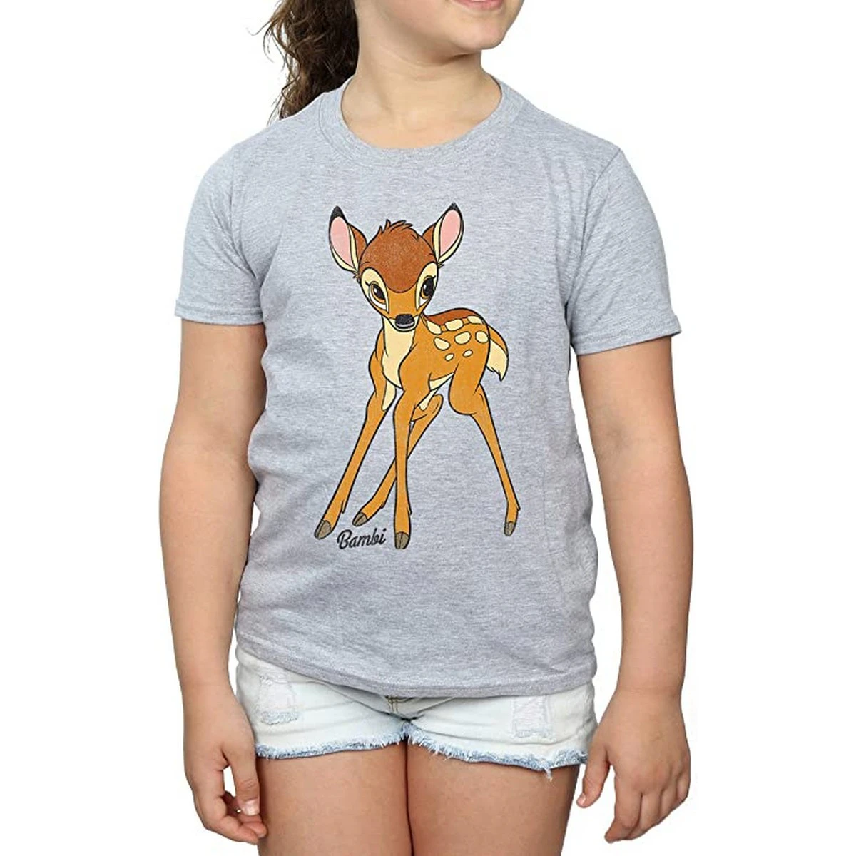 Bambi Girls Classic T-Shirt (Sports Grey) - BI889