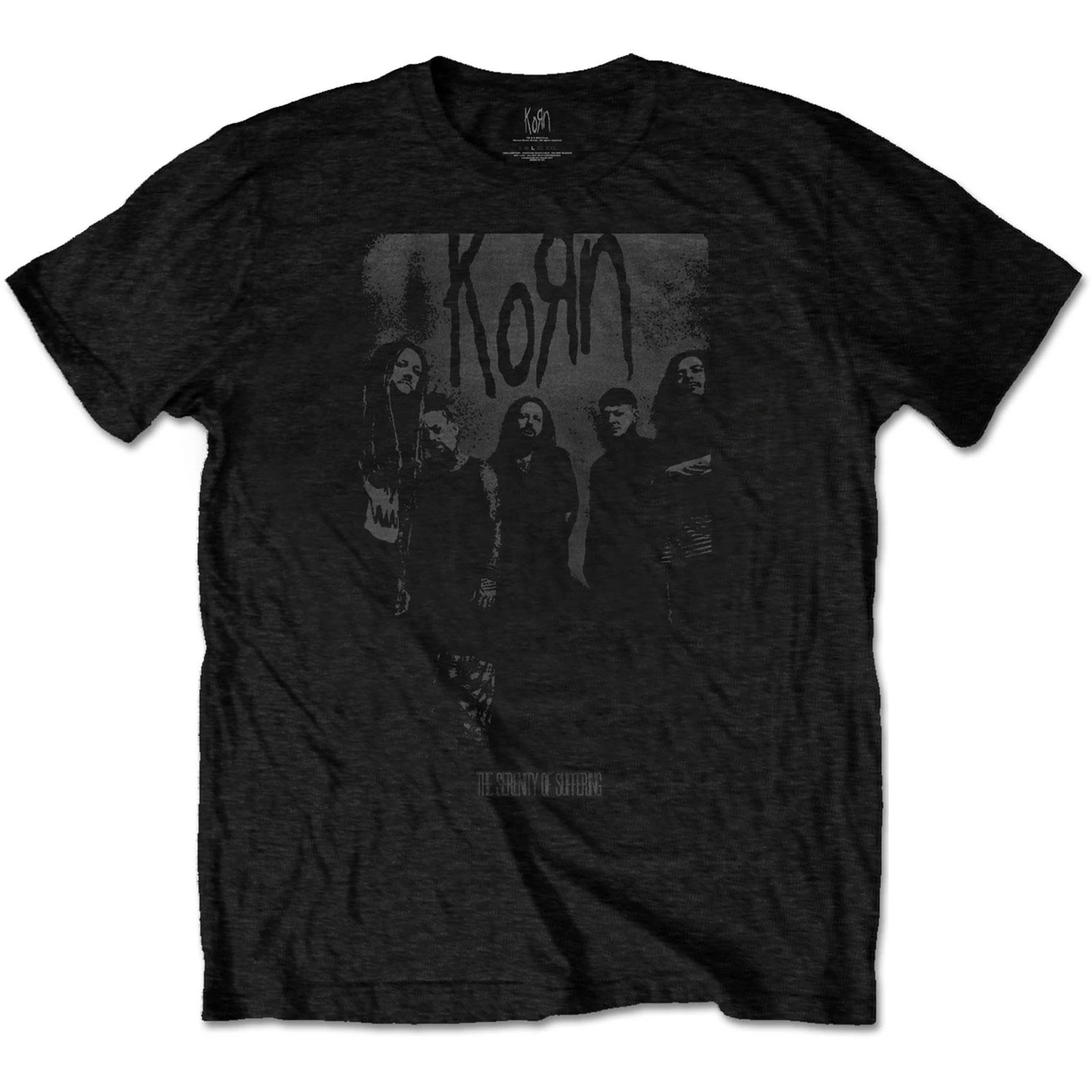 Korn Unisex Adult Knock Wall T-Shirt (Black) - RO1984