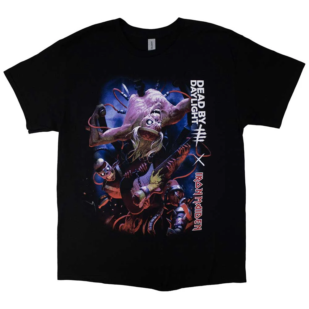 Iron Maiden Unisex Adult Dead By Daylight Monster Eddie T-Shirt (Black) - RO10979