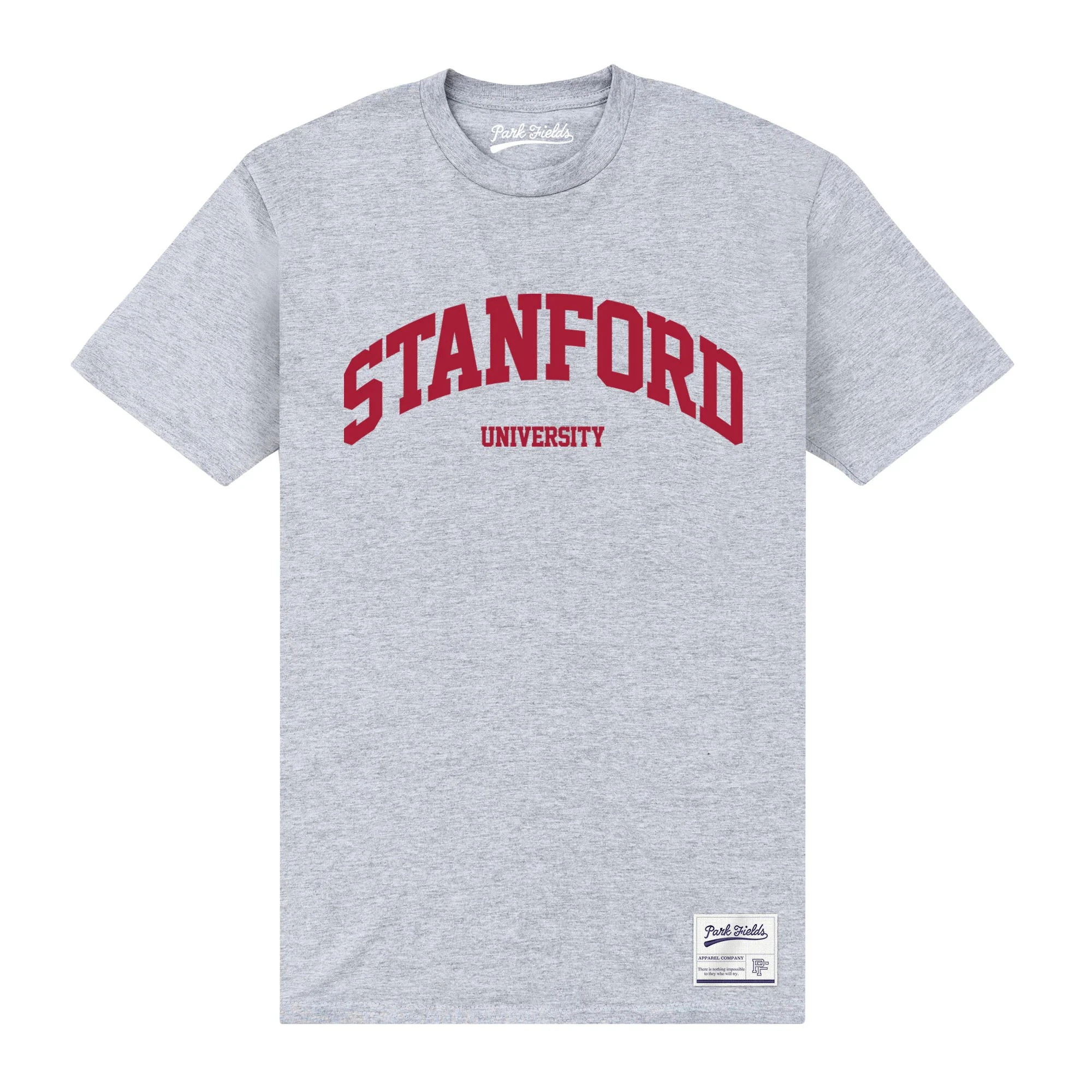 Stanford University Unisex Adult Script T-Shirt (Grey) - PN724