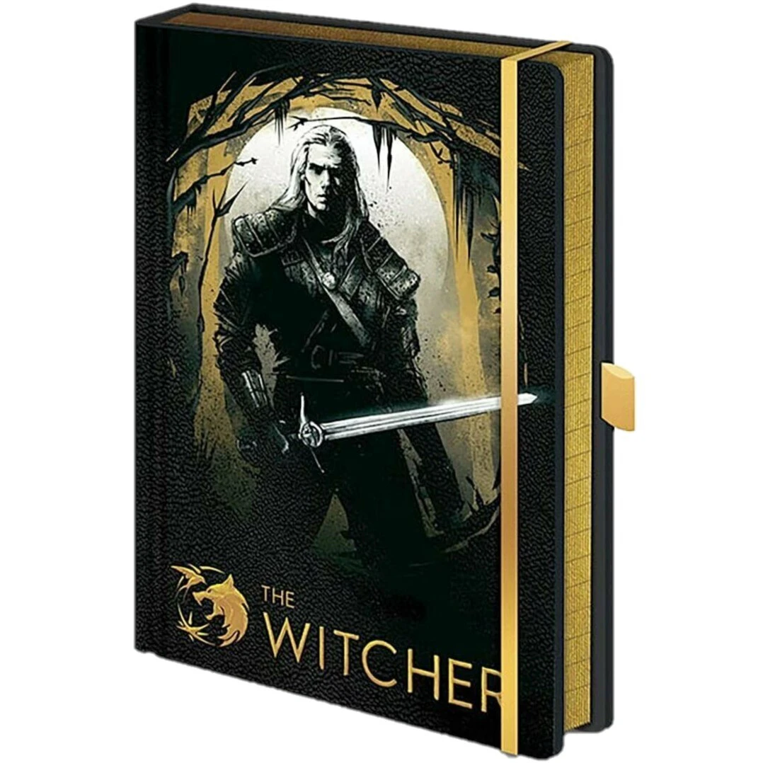 The Witcher Forest Hunt A5 Notebook (Black/Gold/Grey) - PM3388