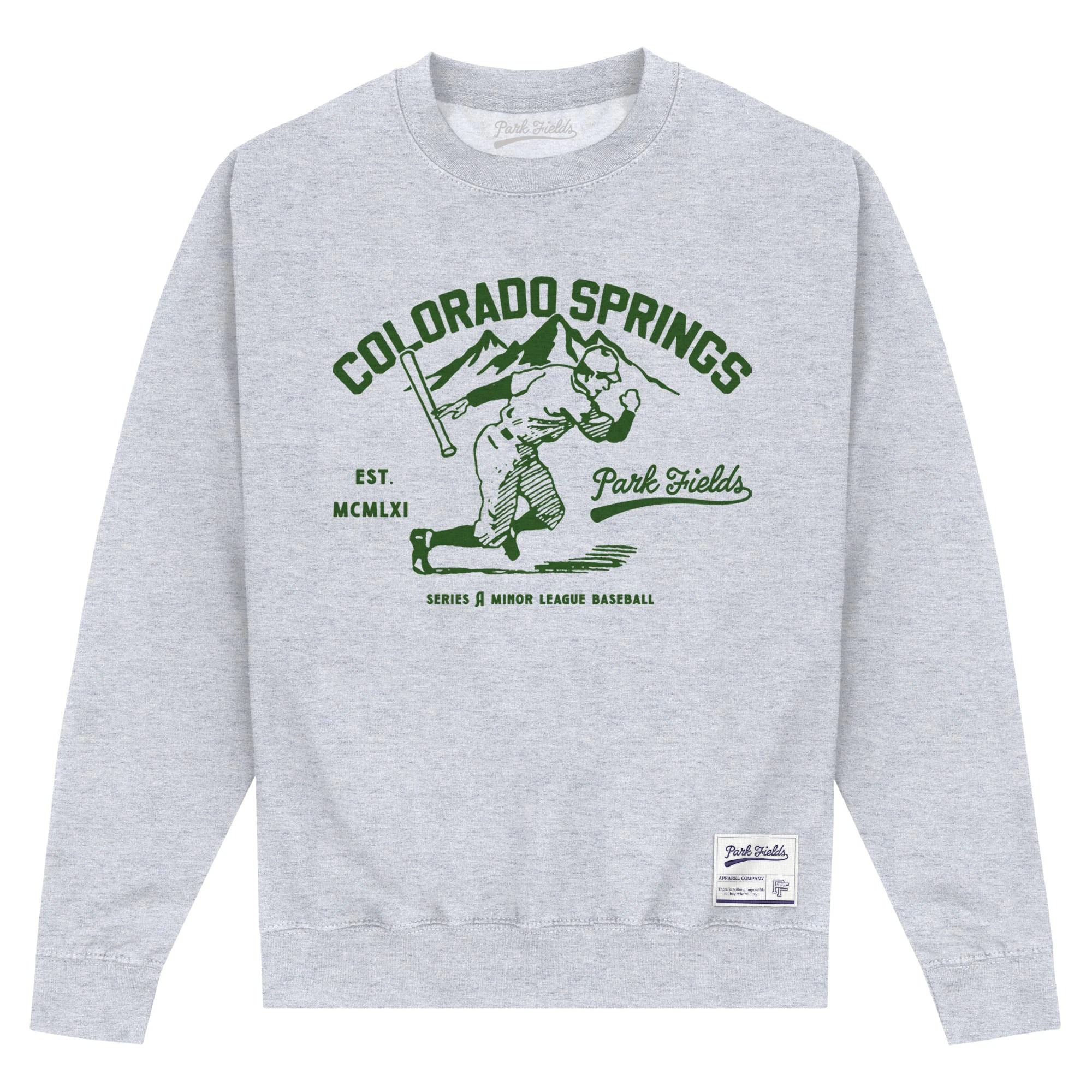 Park Fields Unisex Adult Colorado Springs Sweatshirt (Heather Grey) - PN748