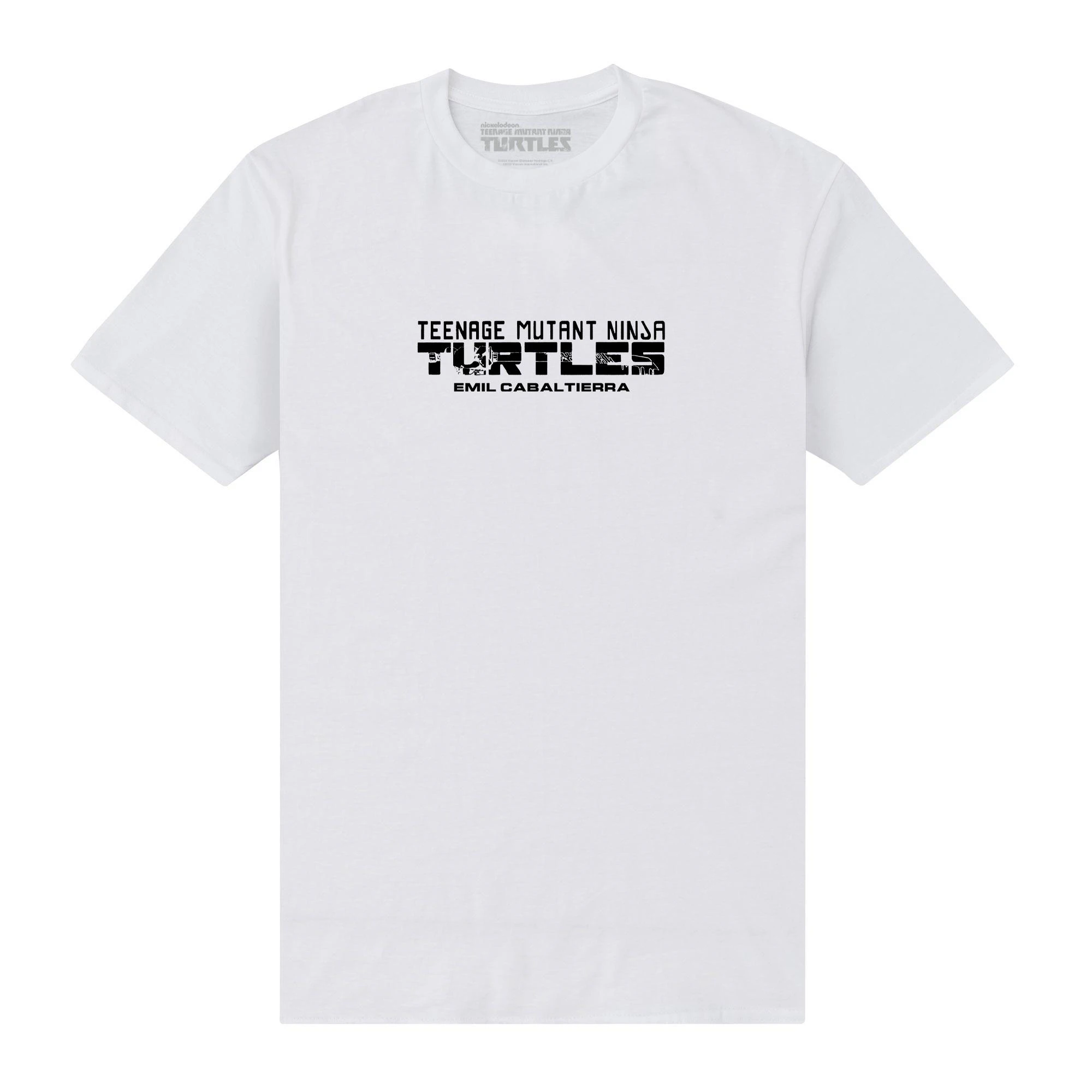 TMNT Unisex Adult Artist Series Emil Cabaltierra T-Shirt (White) - PN885