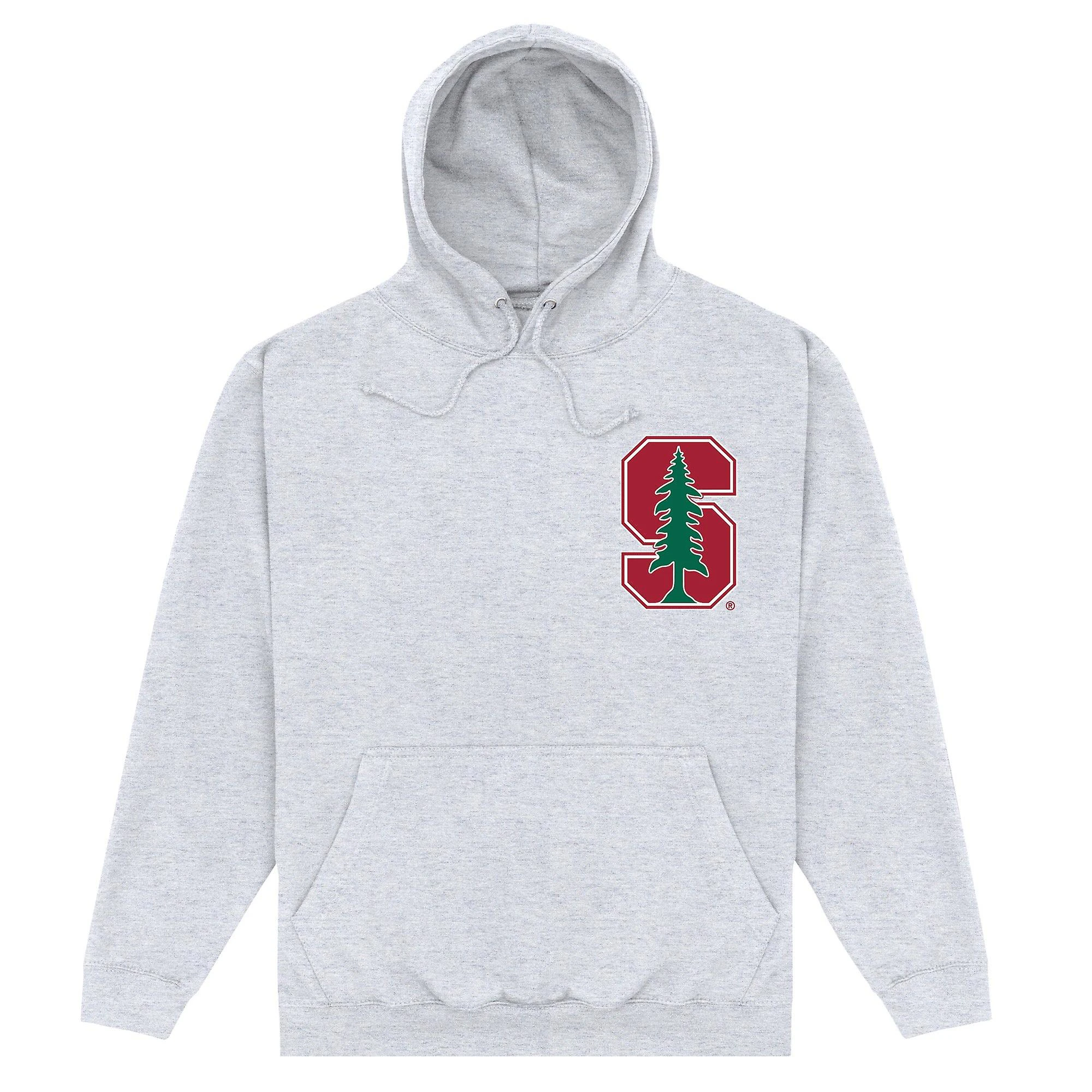 Stanford University Unisex Adult Logo Hoodie (Grey) - PN805