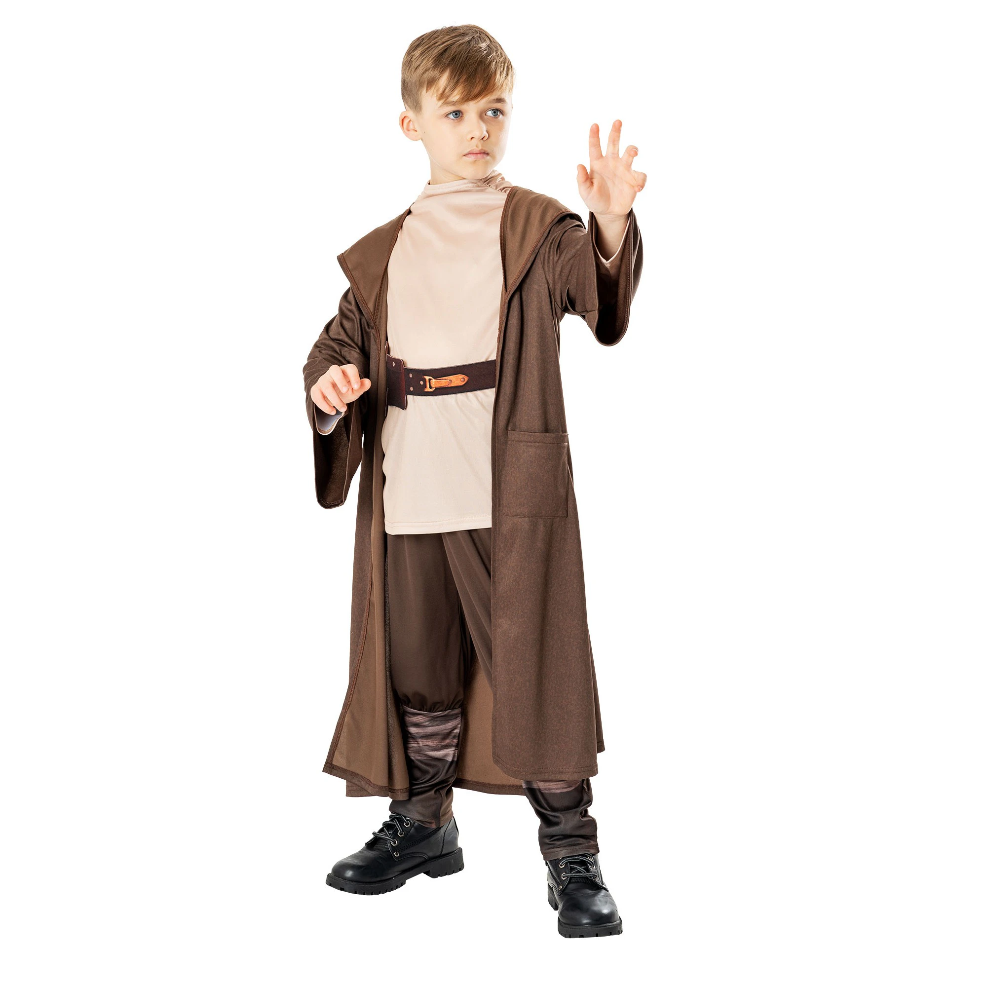 Star Wars: Obi-Wan Kenobi Boys DLX Costume (Brown) - BN4666