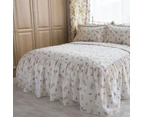 Belledorm Delphine Bedspread (White/Yellow/Pink) - BM361