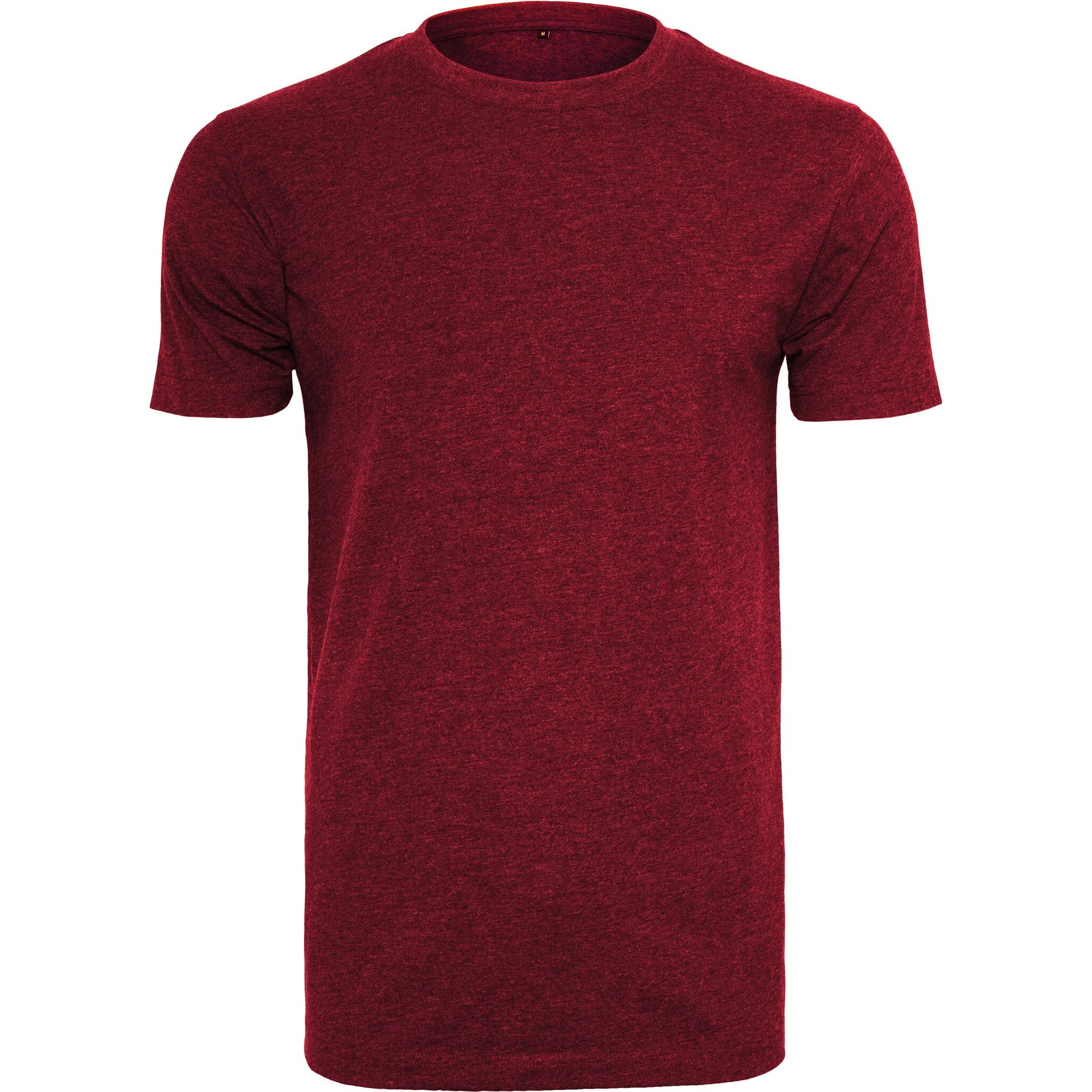 Build Your Brand Mens T-Shirt Round Neck (Burgundy) - RW5815