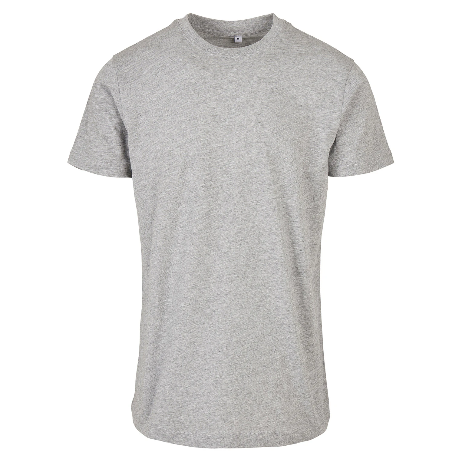 Build Your Brand Mens Basic Round Neck T-Shirt (Heather Grey) - RW8520