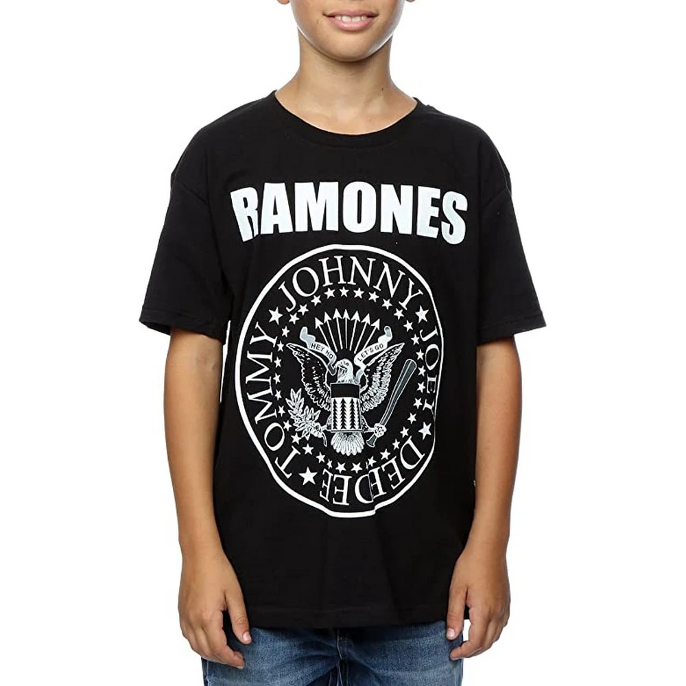 Ramones Childrens/Kids Presidential Seal Cotton T-Shirt (Black) - RO2742