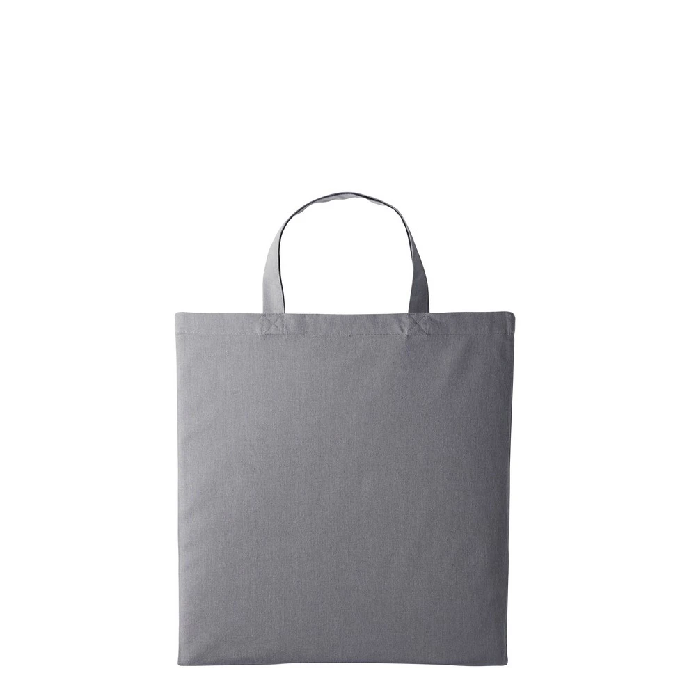 Nutshell Cotton Short Handle Shopper (Slate Light Grey) - RW7109