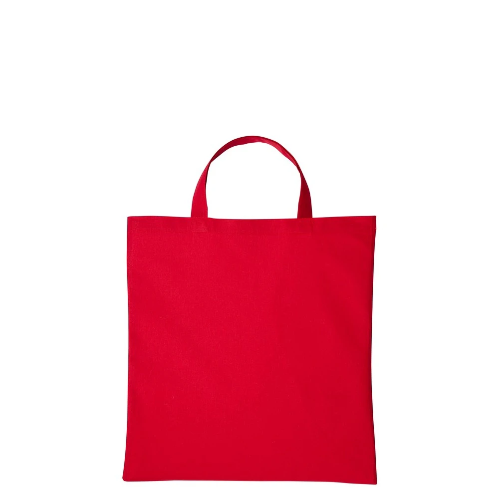 Nutshell Cotton Short Handle Shopper (Hot Red) - RW7109