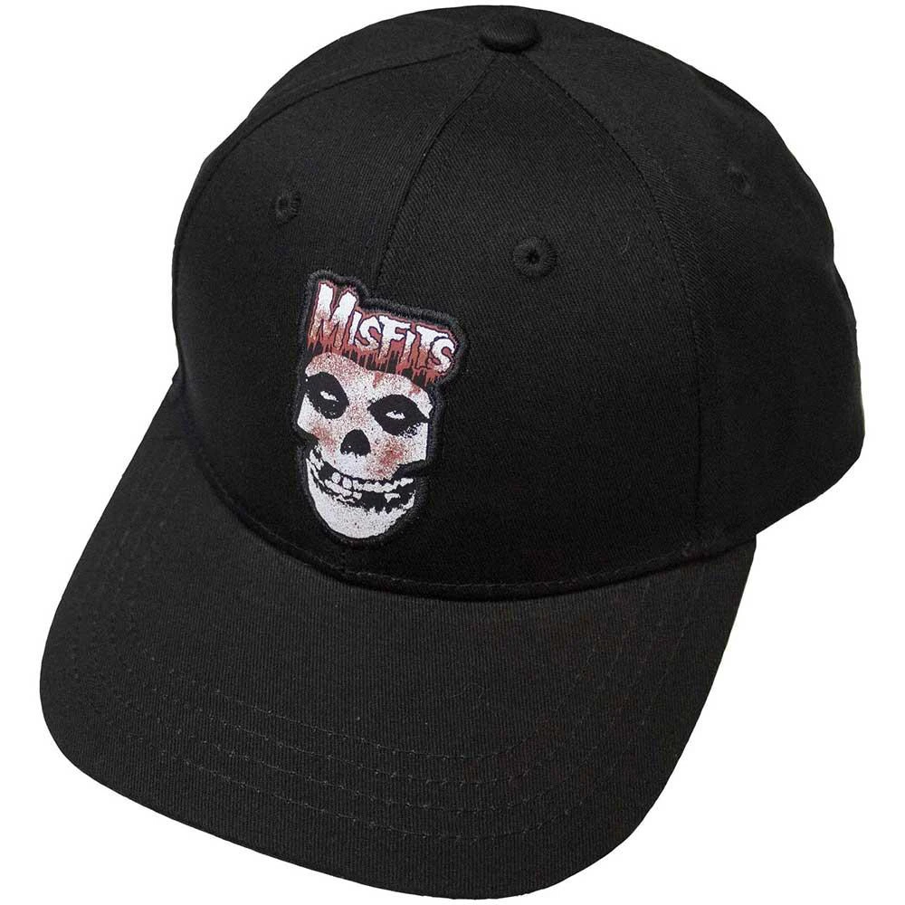 Misfits Unisex Adult Blood Drip Skull Baseball Cap (Black) - RO10706