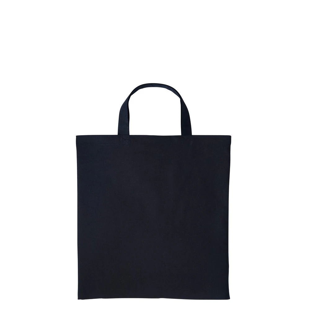 Nutshell Cotton Short Handle Shopper (Black) - RW7109