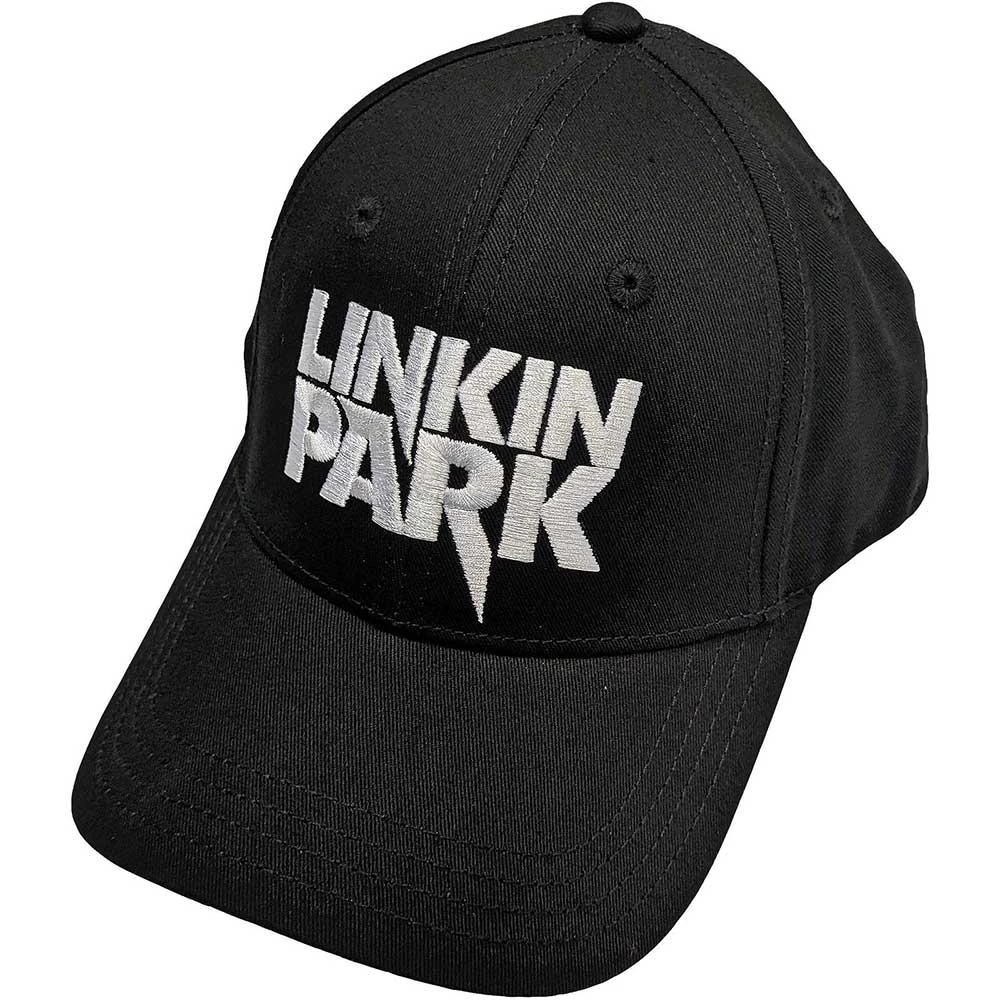 Linkin Park Unisex Adult Logo Baseball Cap (Black/White) - RO10702