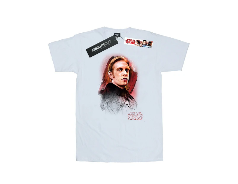 Star Wars Mens The Last Jedi General Hux Brushed T-Shirt (White) - BI46985