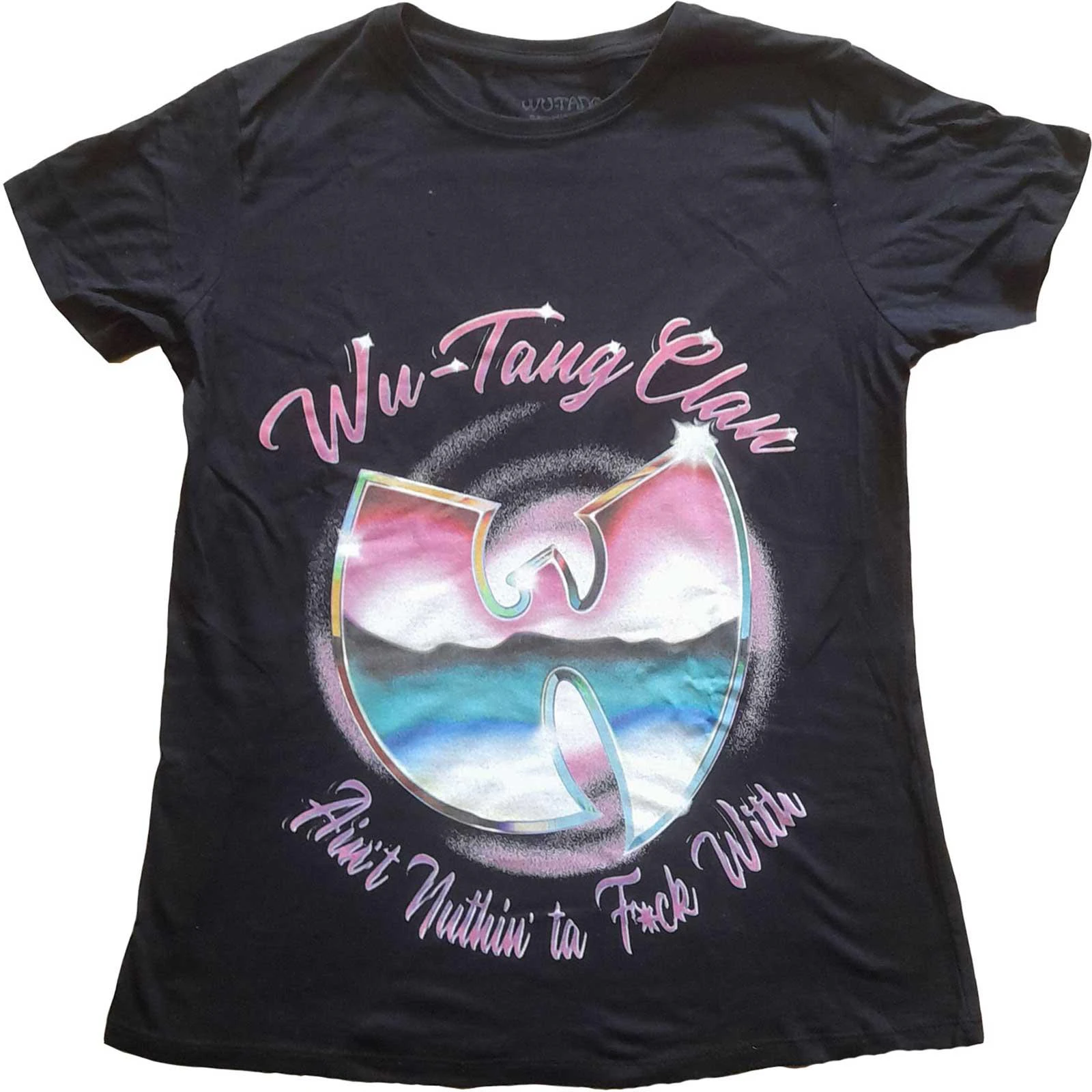 Wu-Tang Clan Womens Ain´t Nuthing Ta F´ Wit Cotton T-Shirt (Black) - RO4991