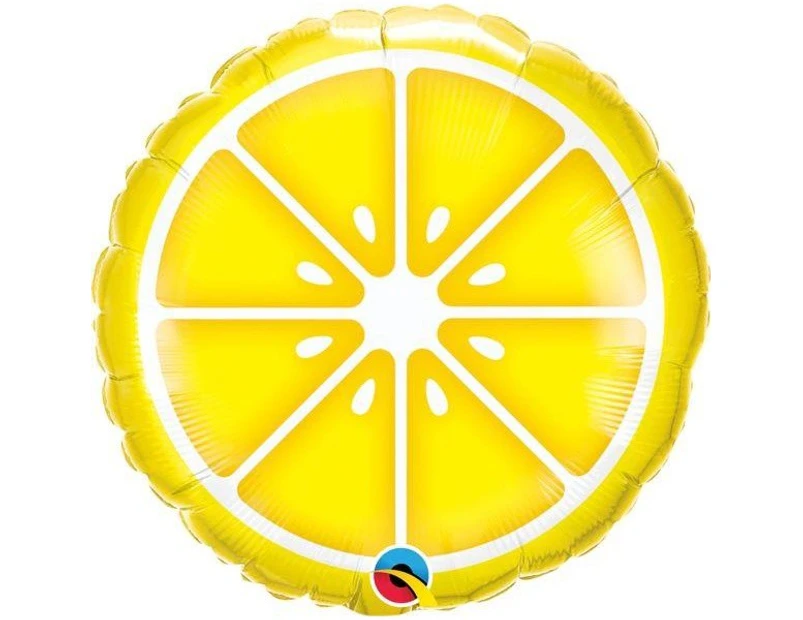 Qualatex Sliced Lemon Foil Balloon (Yellow) - SG22611