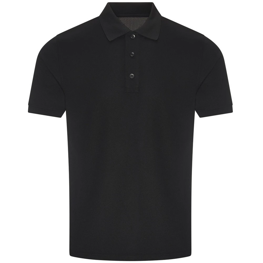 PRO RTX Mens Pro Moisture Wicking Polo Shirt (Black) - RW10029