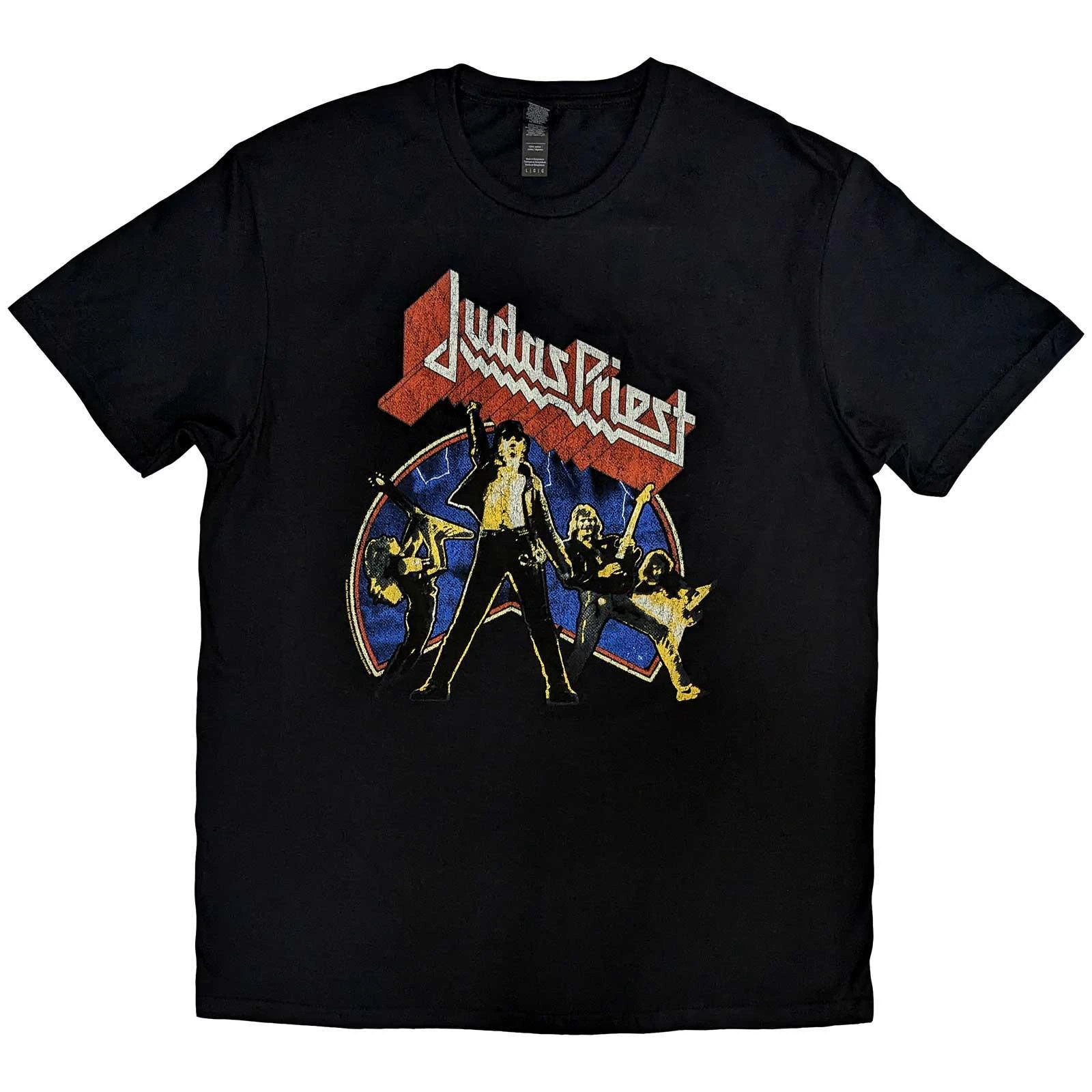 Judas Priest Unisex Adult Unleashed Version 2 T-Shirt (Black) - RO5946