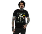 Star Wars Mens Christmas Bantha Skull T-Shirt (Black) - BI46687