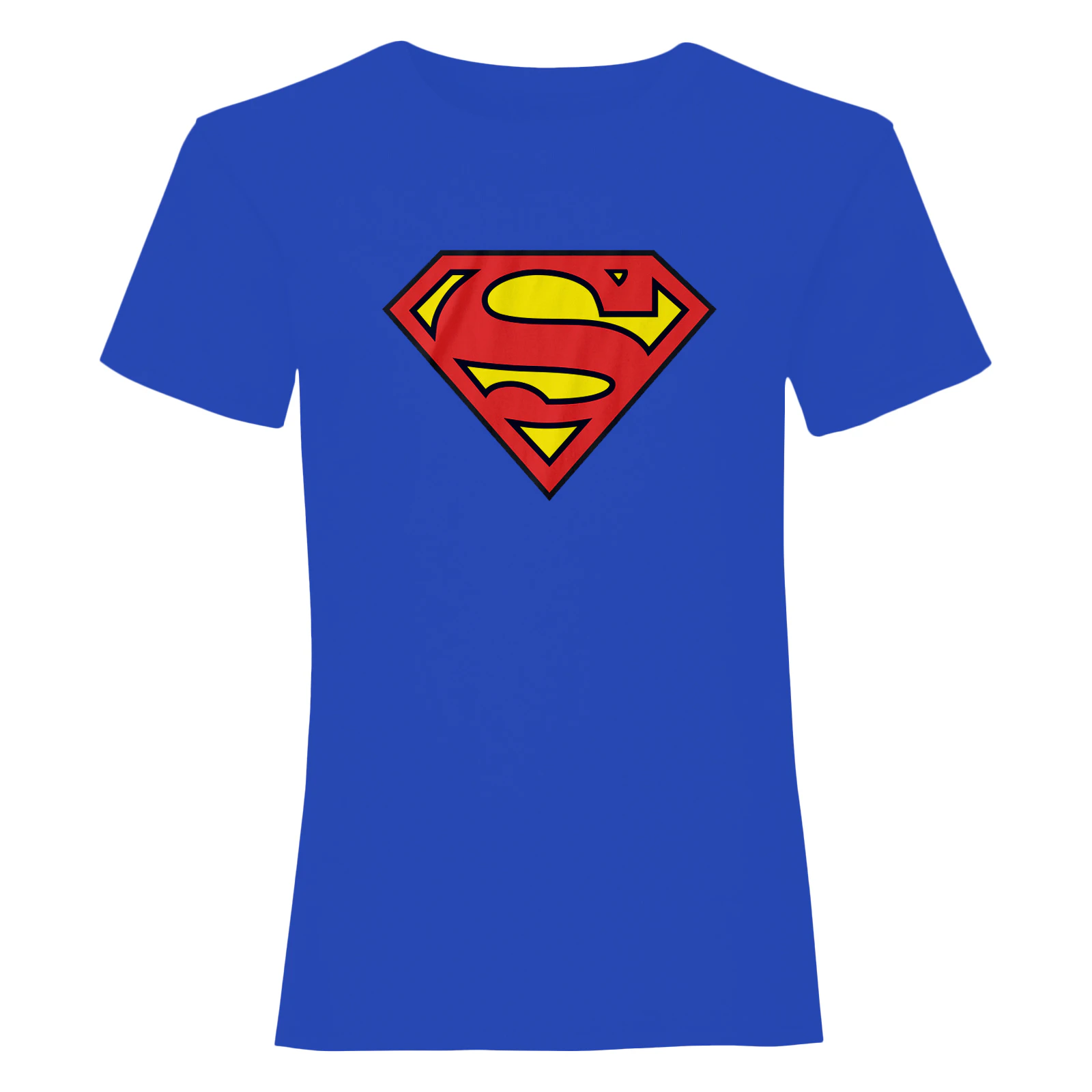 Superman Womens Logo T-Shirt (Blue) - HE370