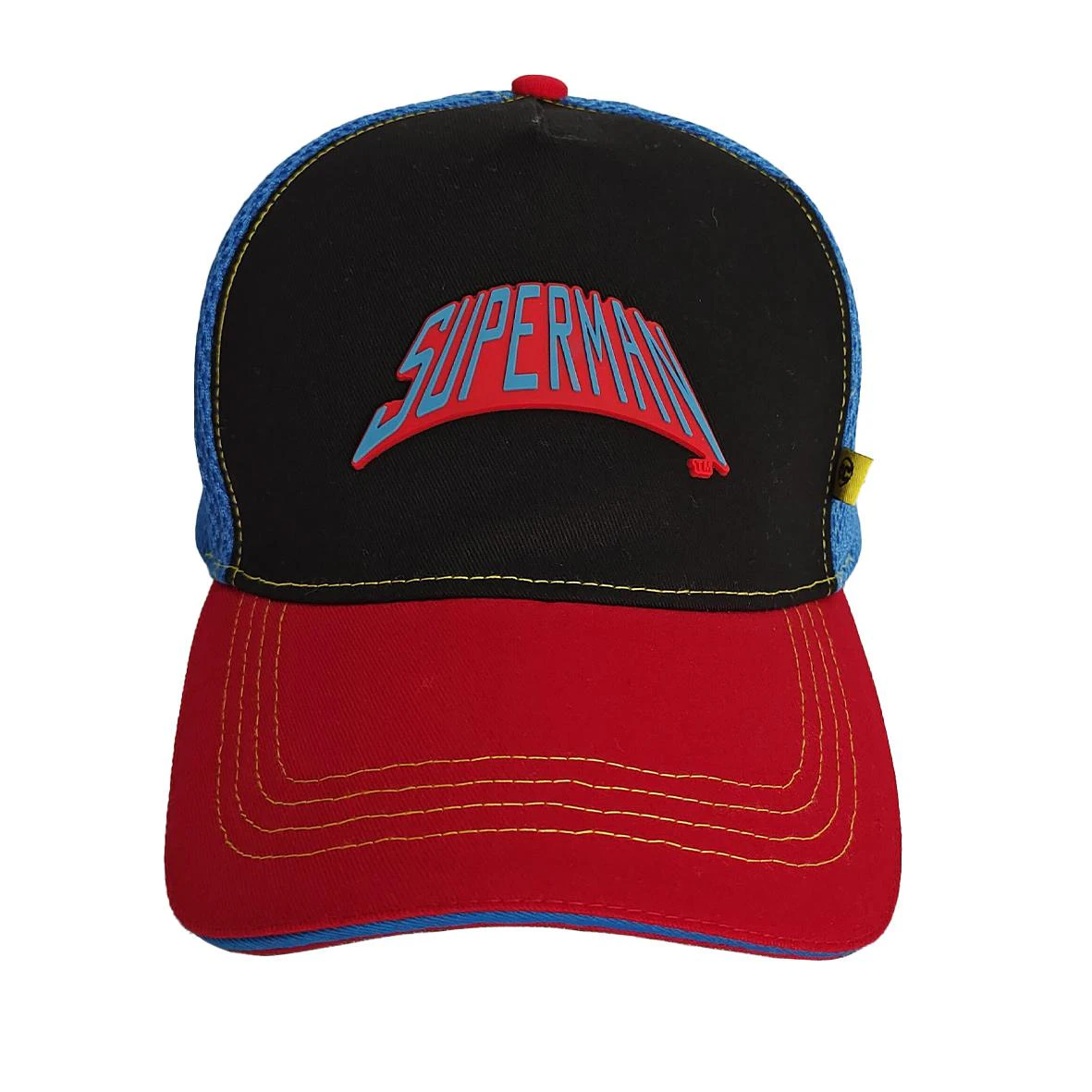 Superman Retro Logo Baseball Cap (Blue/Red/Black) - HE1642