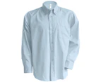 Kariban Mens Long Sleeve Easy Care Oxford Shirt (Oxford Blue) - RW719
