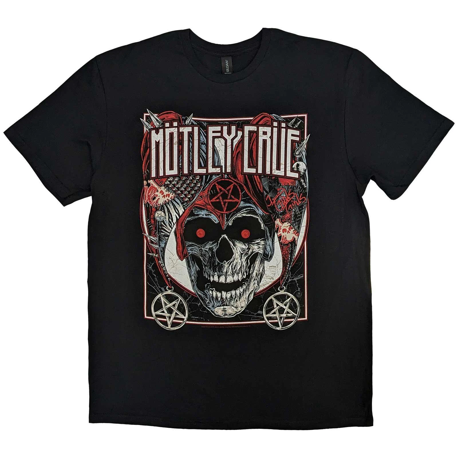 Motley Crue Unisex Adult Vegas T-Shirt (Black) - RO9759