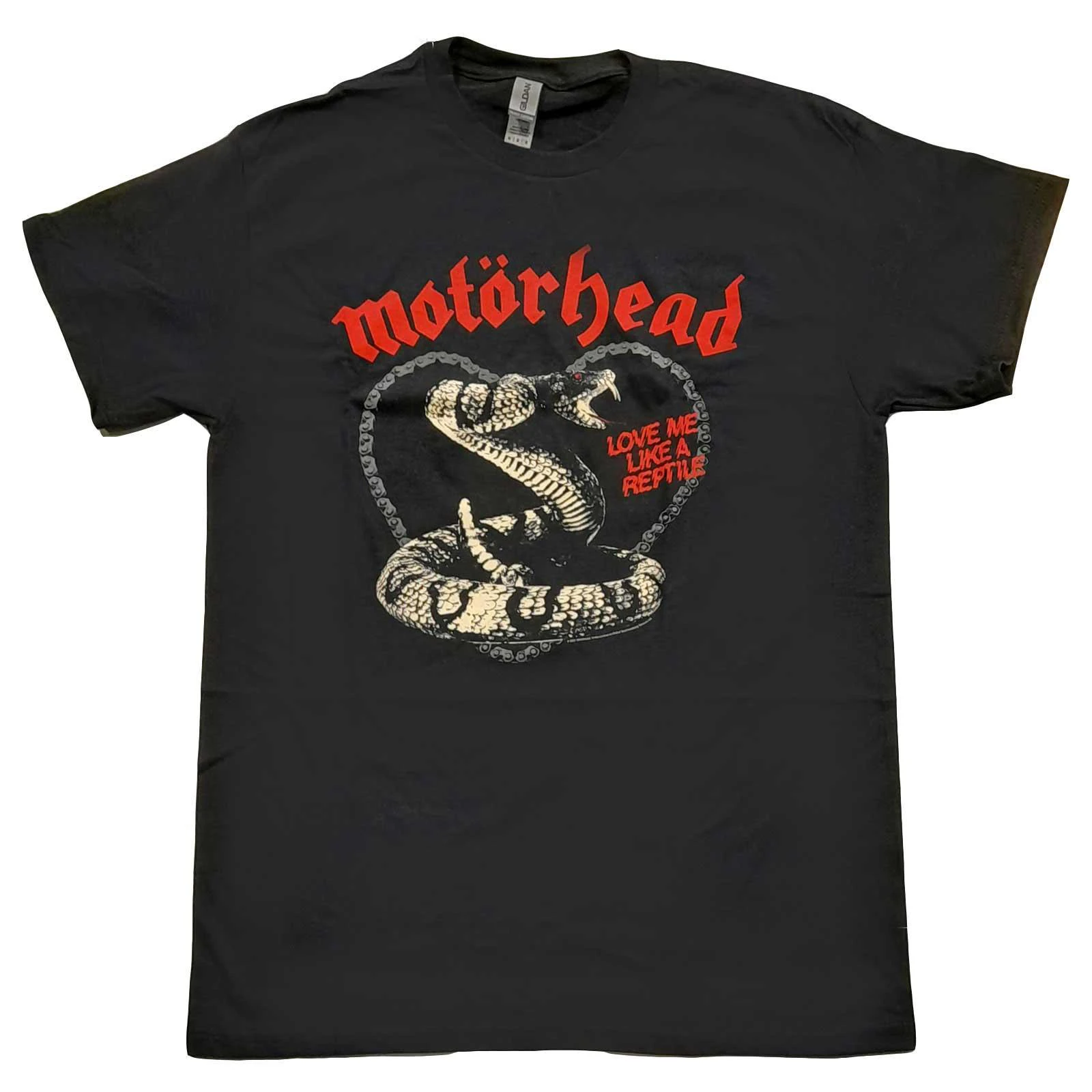 Motorhead Unisex Adult Love Me Like A Reptile T-Shirt (Black) - RO4486