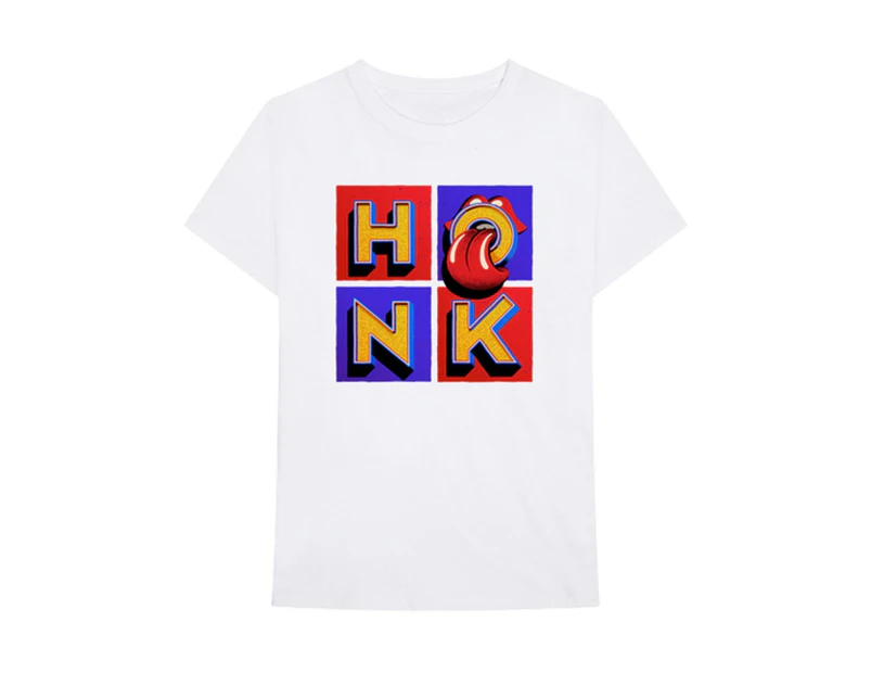 The Rolling Stones Unisex Adult Honk T-Shirt (White) - RO847