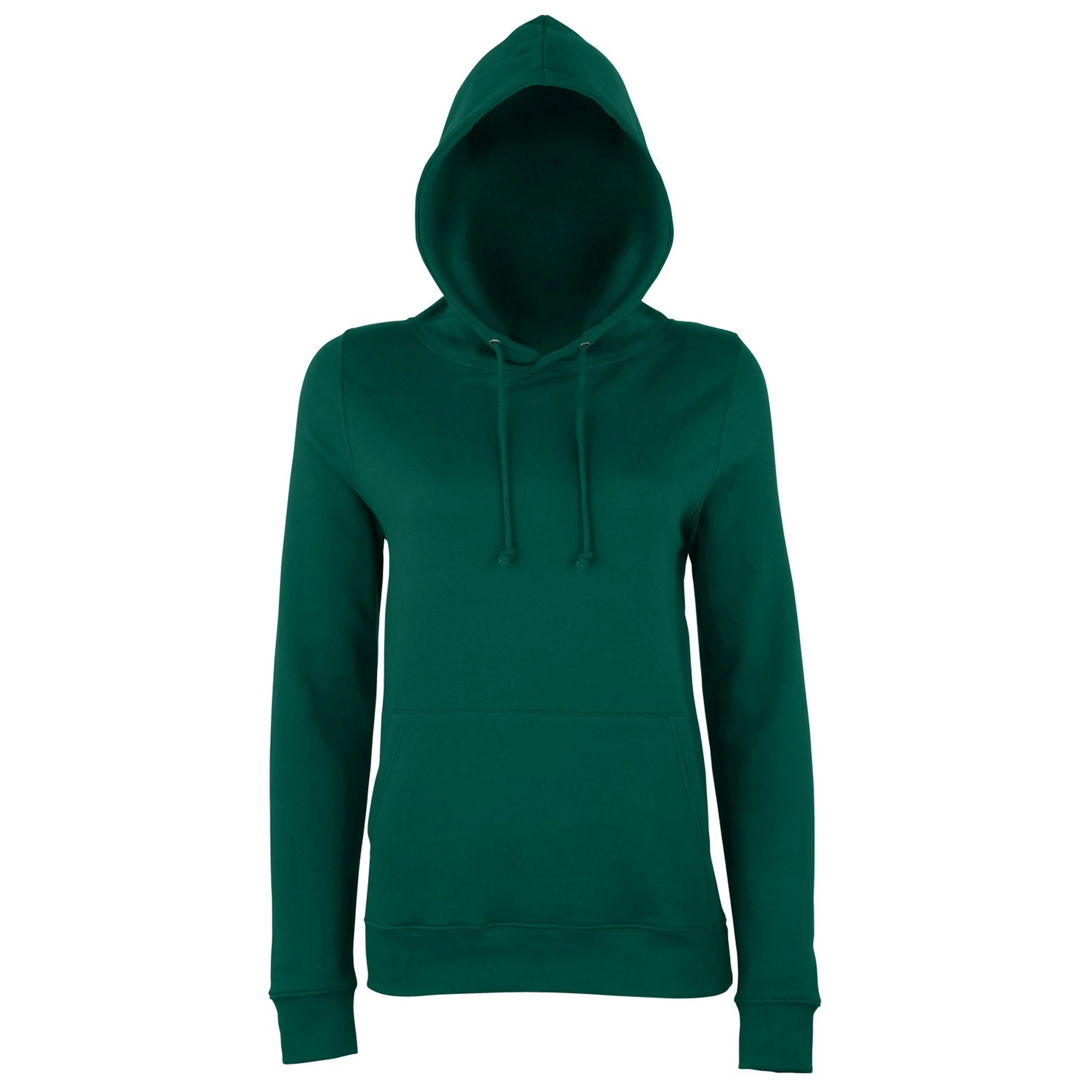 AWDis Just Hoods Womens Girlie College Pullover Hoodie (Bottle Green) - RW3481