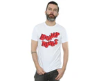 Looney Tunes Mens 3D Logo T-Shirt (White) - BI50472