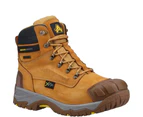 Amblers Mens FS986 Nubuck Safety Boots (Honey) - FS10265