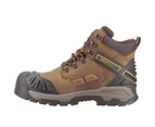 Amblers Mens Quarry Grain Leather Safety Boots (Brown) - FS10464