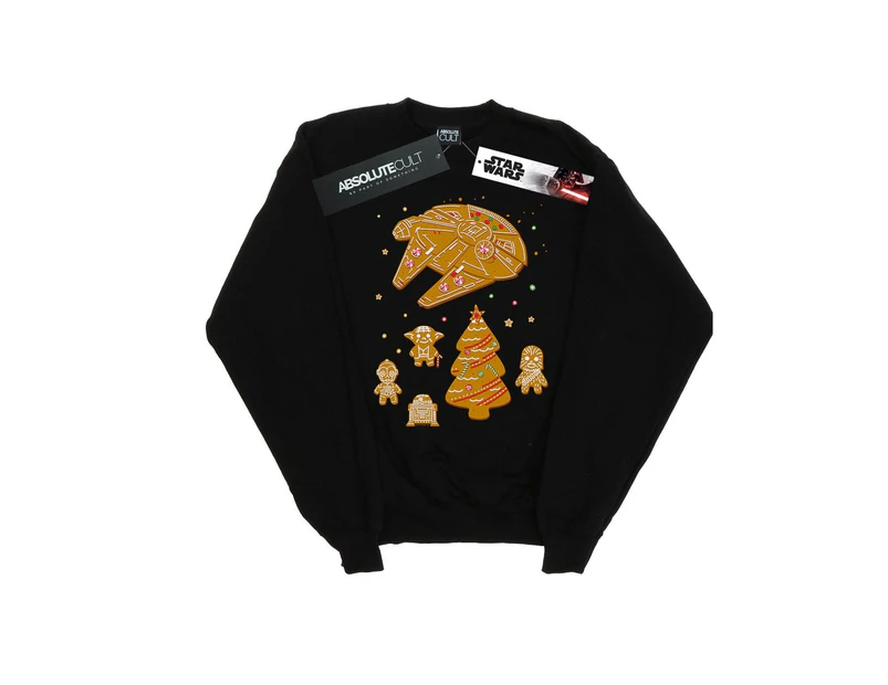 Star Wars Womens Gingerbread Rebels Sweatshirt (Black) - BI38039