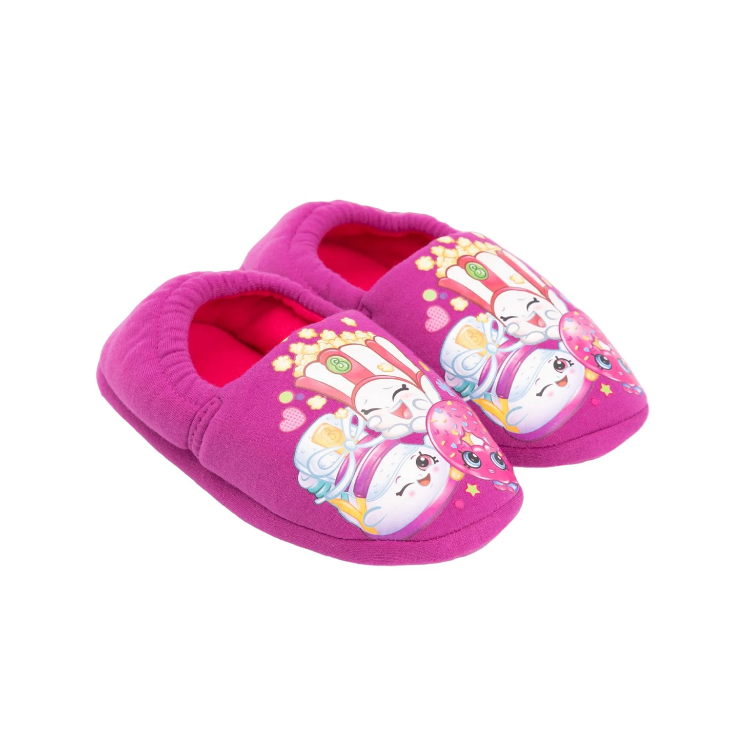 Shopkins Girls Character Slippers (Pink) - NS7281