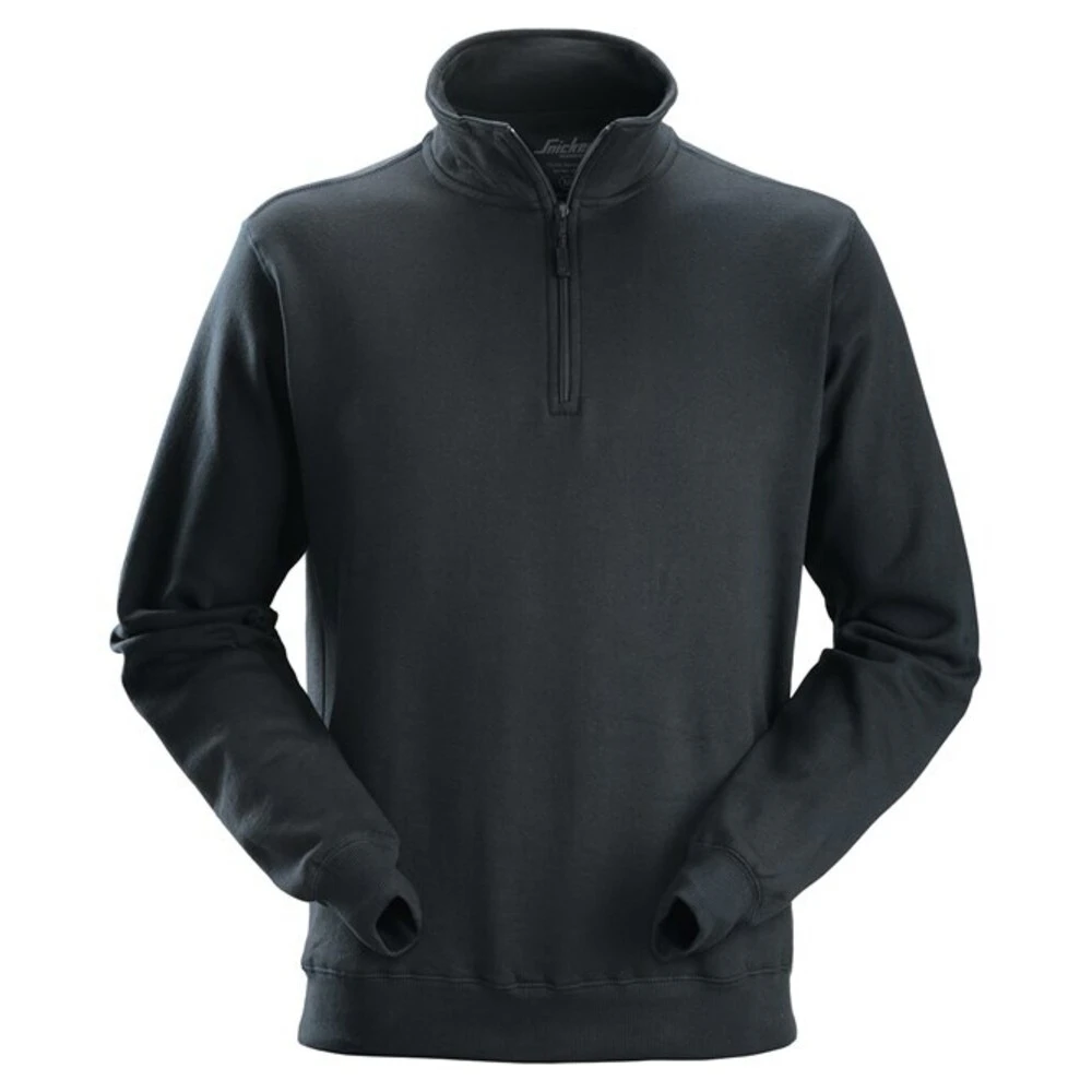 Snickers Mens Half Zip Sweatshirt (Black) - RW8392