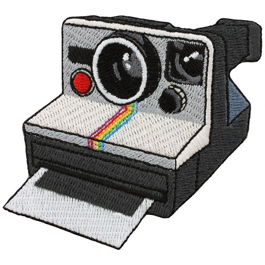 Grindstore Retro Camera Patch (Grey) - GR1138