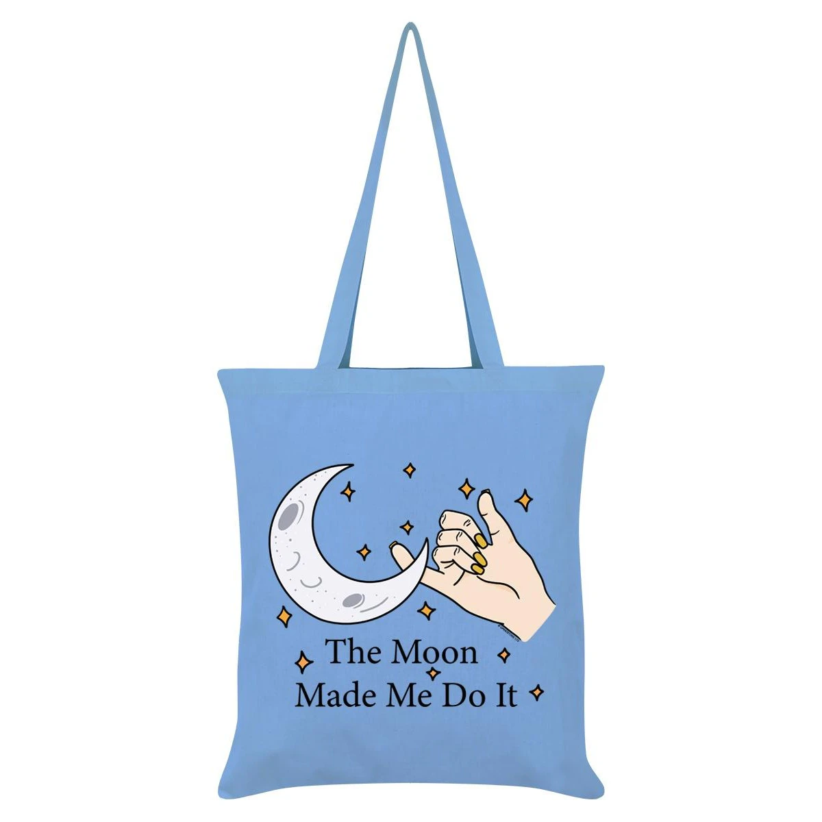 Grindstore The Moon Made Me Do It Tote Bag (Sky Blue) - GR6919