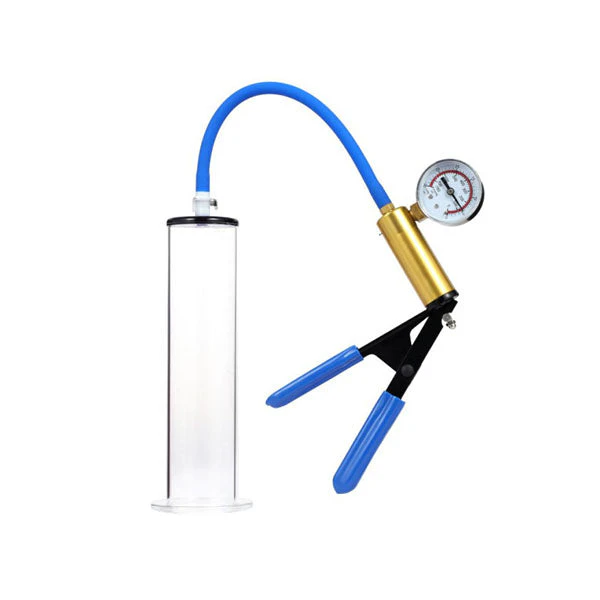 Luxamax Brass Handle Penis Pump Set With Gauge