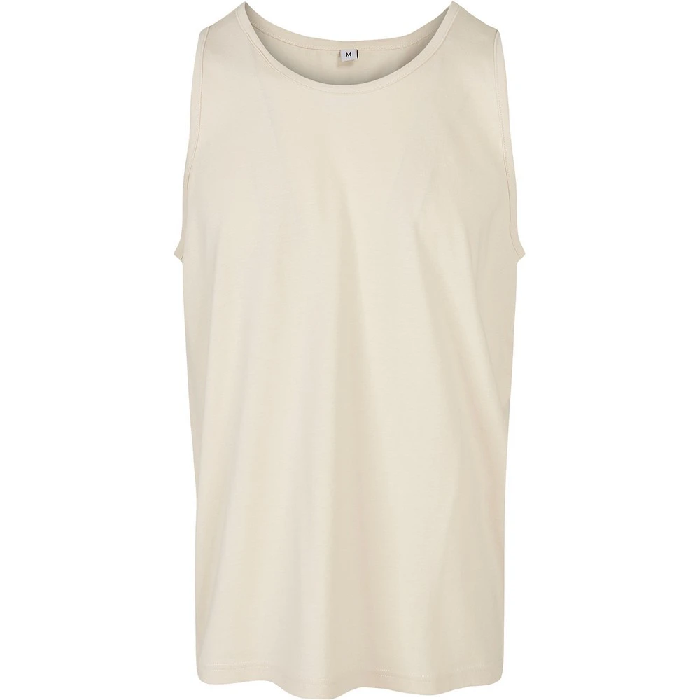 Build Your Brand Mens Basic Tank Top (Sand) - RW8663