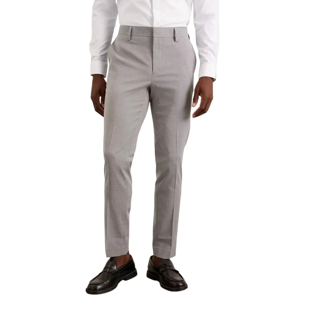 Burton Mens Essential Skinny Suit Trousers (Light Grey) - BW1051