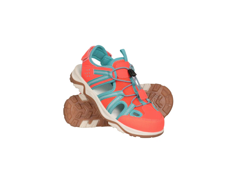 Mountain Warehouse Childrens/Kids Seabank Sandals (Coral) - MW2946